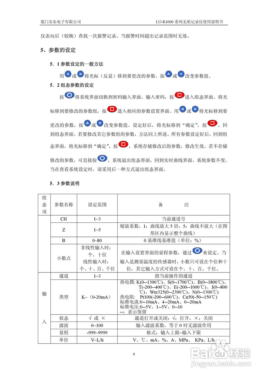 安东LU-R1000系列无纸记录仪使用说明书:[1]