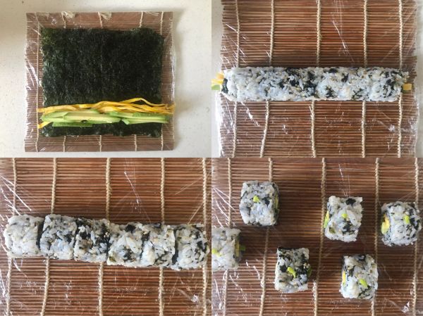 三文鱼牛油果寿司