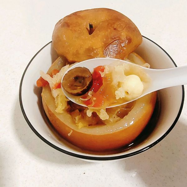 空气炸锅烤冰糖雪梨