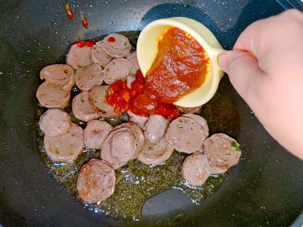 芹菜豆皮牛肉丸