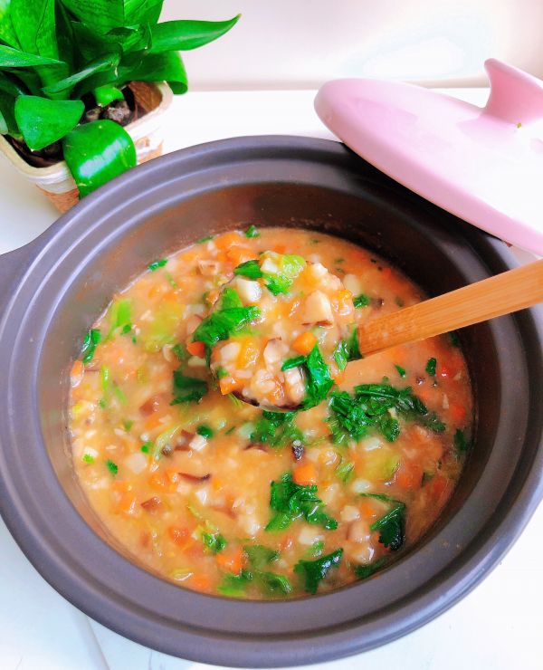 时蔬山药疙瘩汤