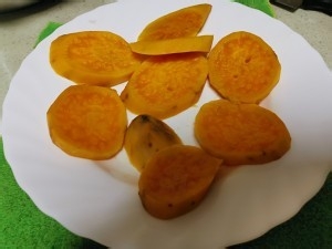 香甜红薯豆沙饼的做法