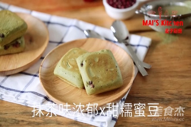 清新快手 | 抹茶蜜豆夹心蛋糕