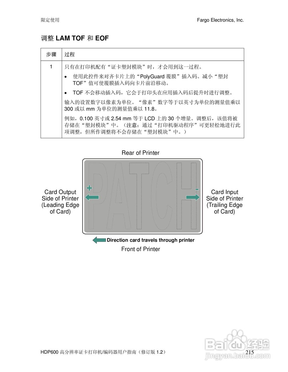 HDP600高分辨率证卡打印机用户指南:[22]