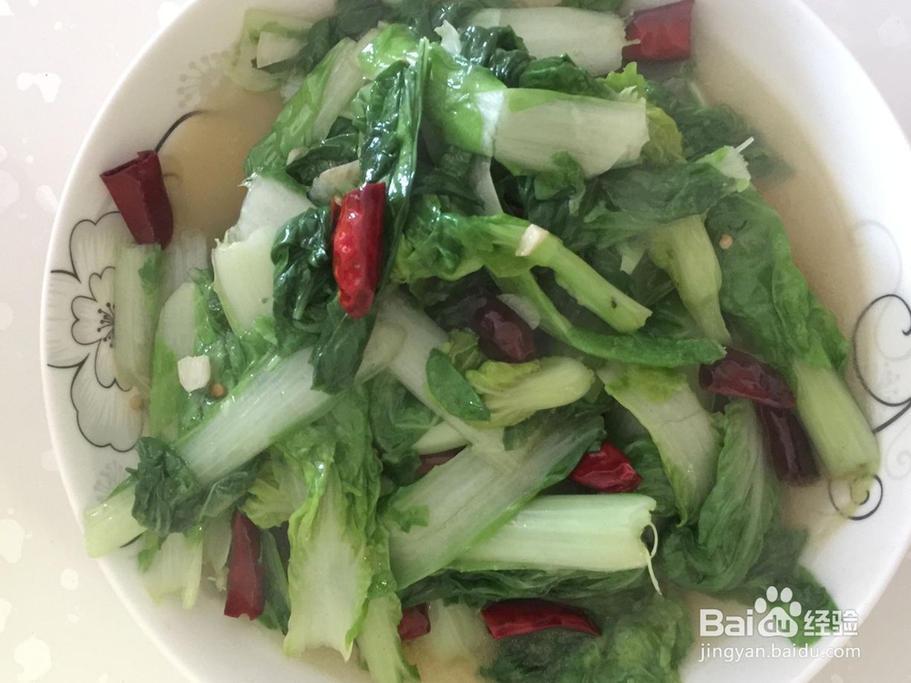 好吃的炝炒小白菜