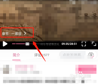 哔哩哔哩怎么选择章节播放