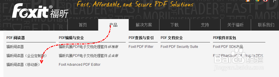 如何打开PDF格式文件？