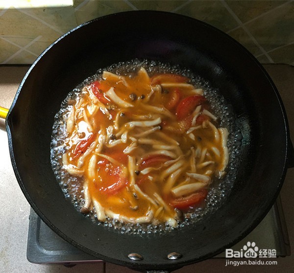 海鲜菇煮狭鳕鱼柳