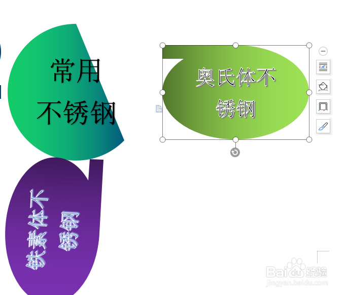 WPS文档如何制作常用不锈钢分类图