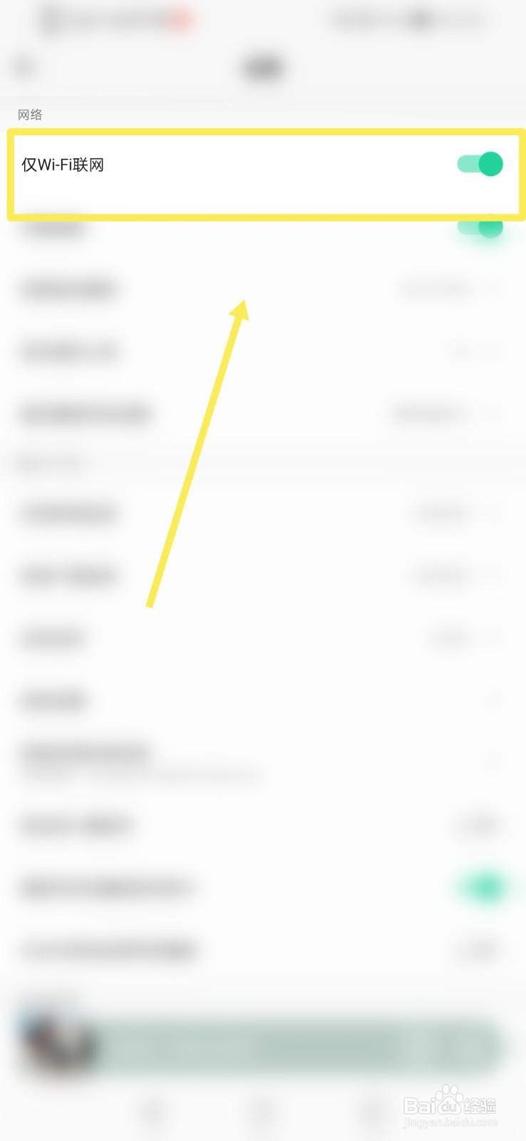QQ音乐仅Wi-Fi联网功能怎么设置？