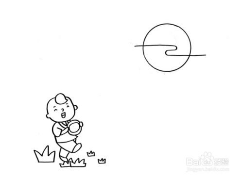 古朗月行的诗配画怎么画