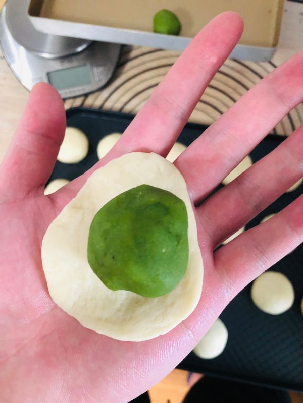 老式软皮绿豆饼