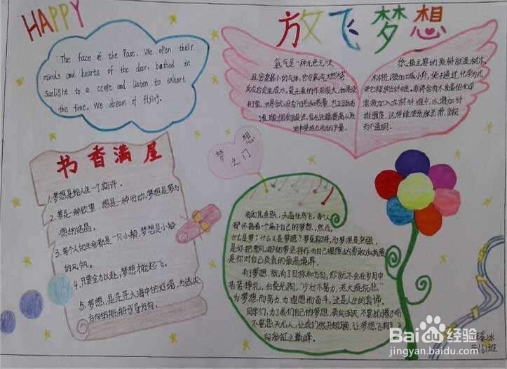 关于理想的手抄报