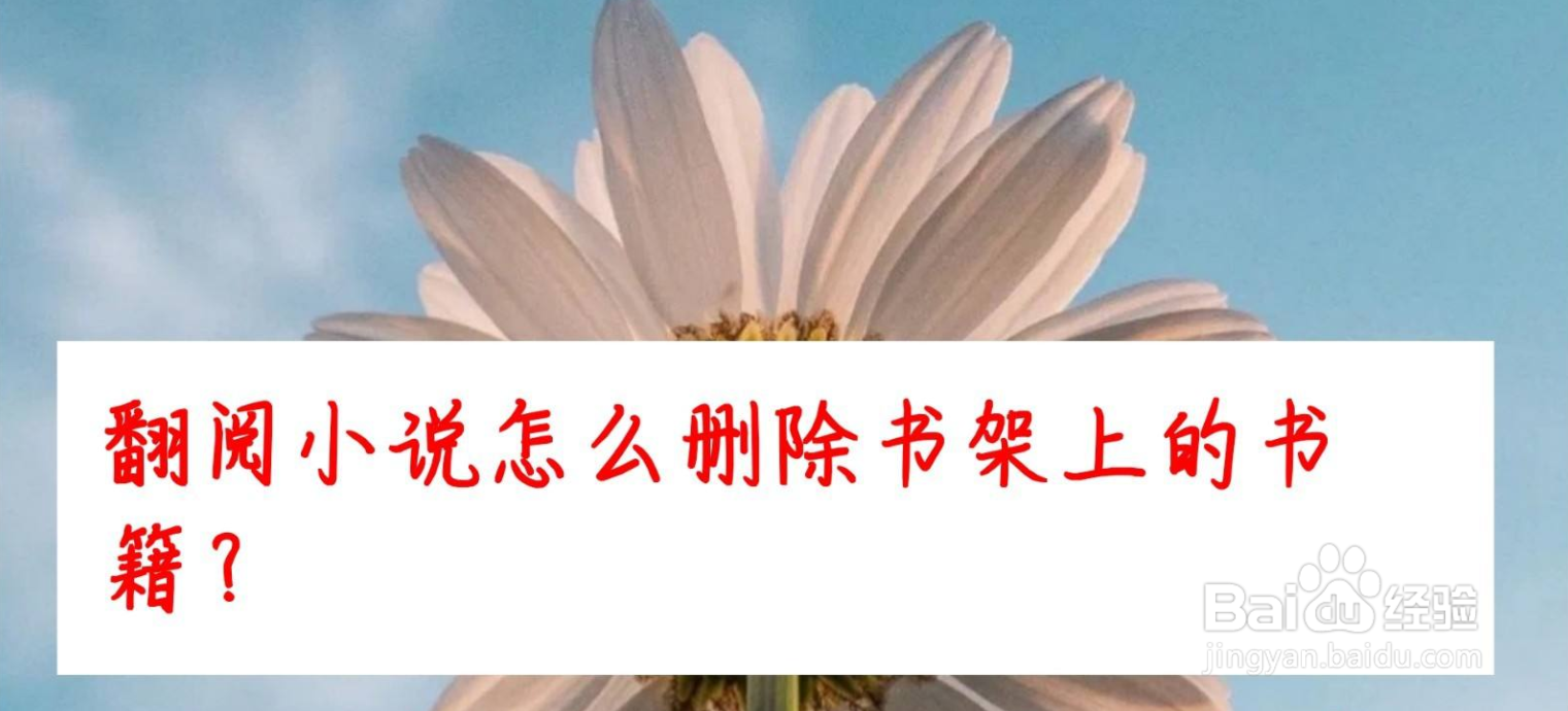 翻阅小说怎么删除书架上的书籍