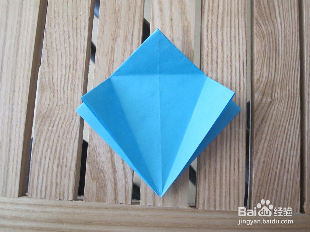 彩色八角星的折法