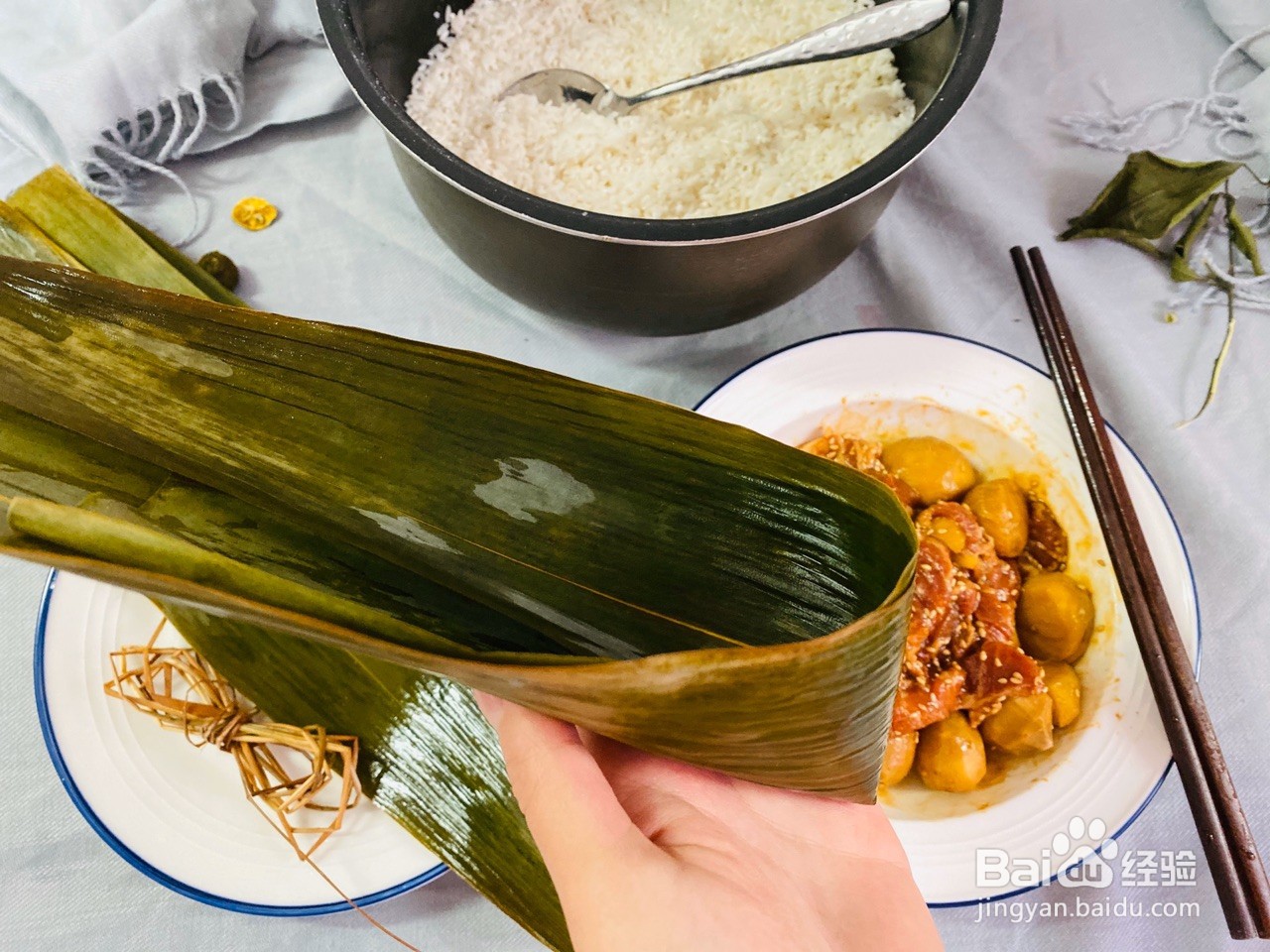 栗子肉粽怎么做