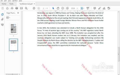 Java 在PDF中添加文本水印、图片水印