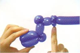 魔法气球造型系列之儿童脚踏车气球制作（上）