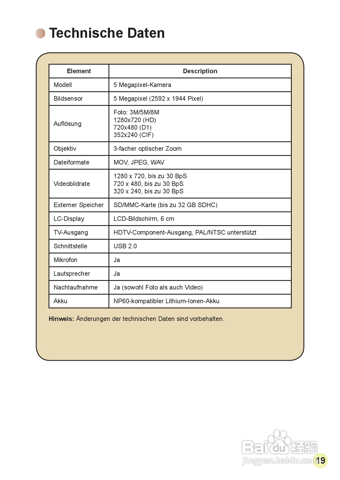 HD-DV摄像机用户手册:[5]