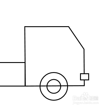 使用ppt画图（简笔画）——水泥车