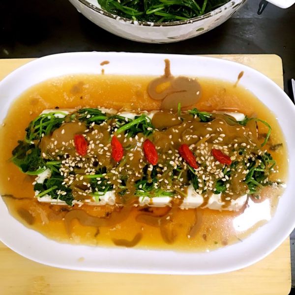 芝麻叶麻将豆腐