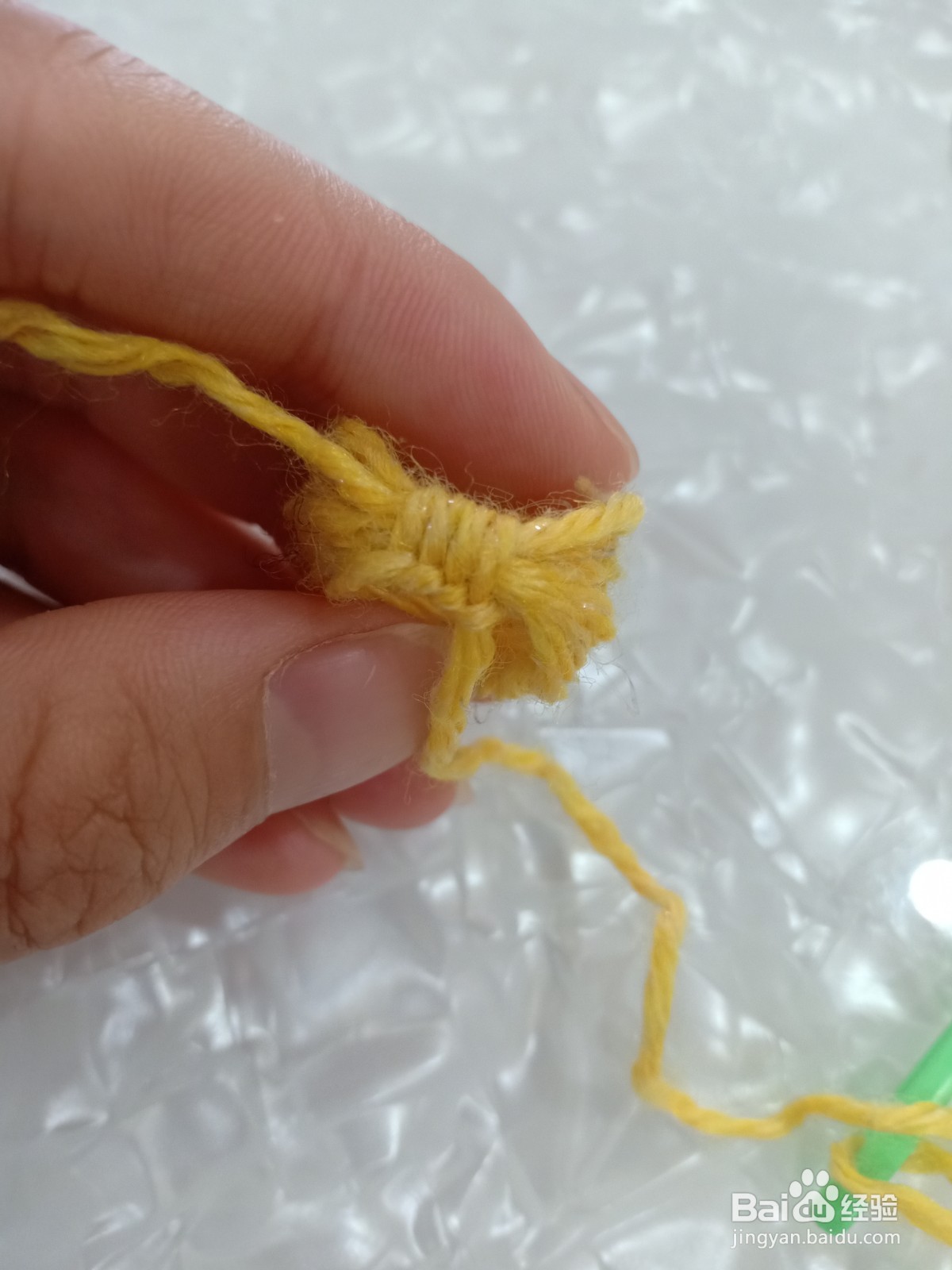 用毛线怎么制作坚挺的线环