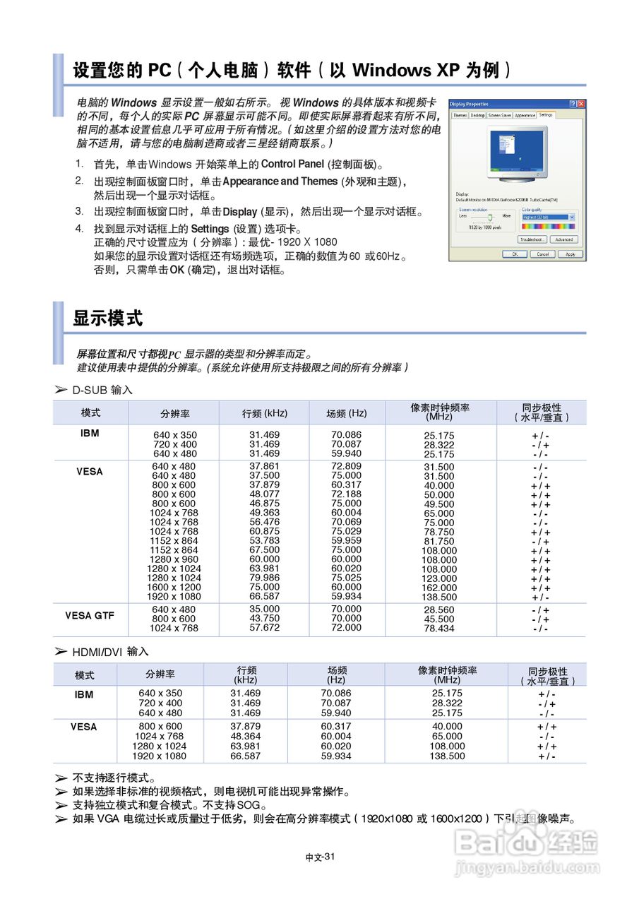 三星LA70F91R液晶彩电使用说明书:[4]