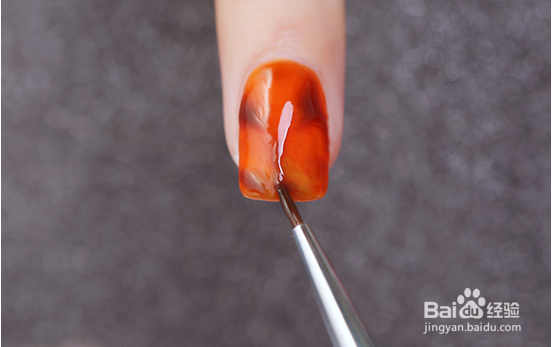 琥珀美甲的做法