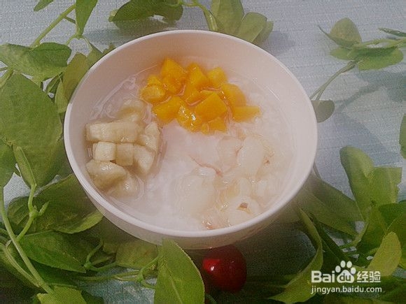 水果冰粥的做法步骤--美味又养眼【冰爽一夏】