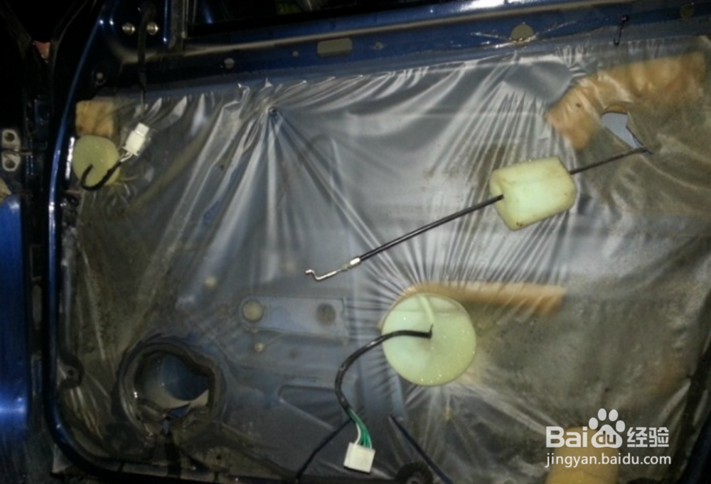 怎么修补车门漏水