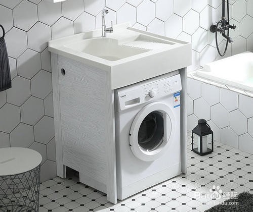 阳台洗衣机洗手盆下水管道安装方法