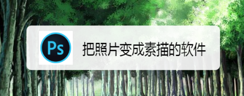 把照片变成素描的软件