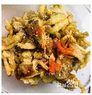 椒盐蘑菇-超好吃的下酒菜