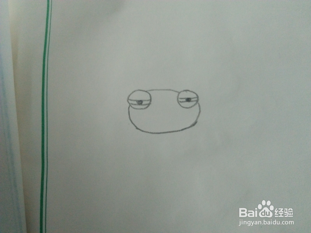 小青蛙的简笔画怎么画