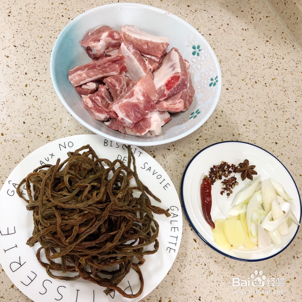 吃不胖的干豆角烧排骨