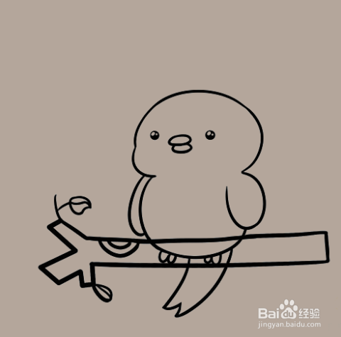 如何画小鸟的简笔画？