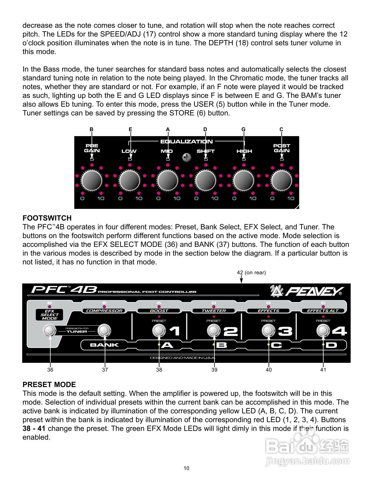 百威BAM 210 Bass Combo Amp型音响说明书:[1]