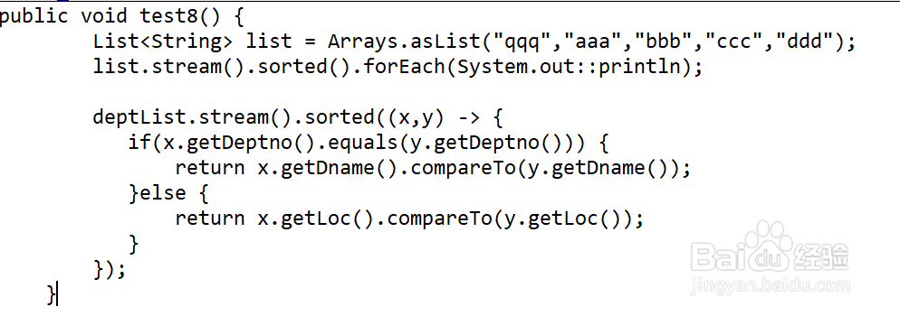 java8中Stream API如何排序数据