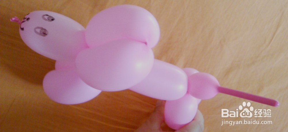 魔术气球——小狗的制作方法