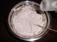 刚出炉的-----新年学做春卷皮