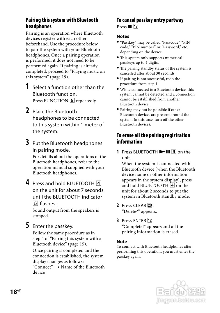 索尼CMT-BX50BT迷你组合音响使用说明书:[1]