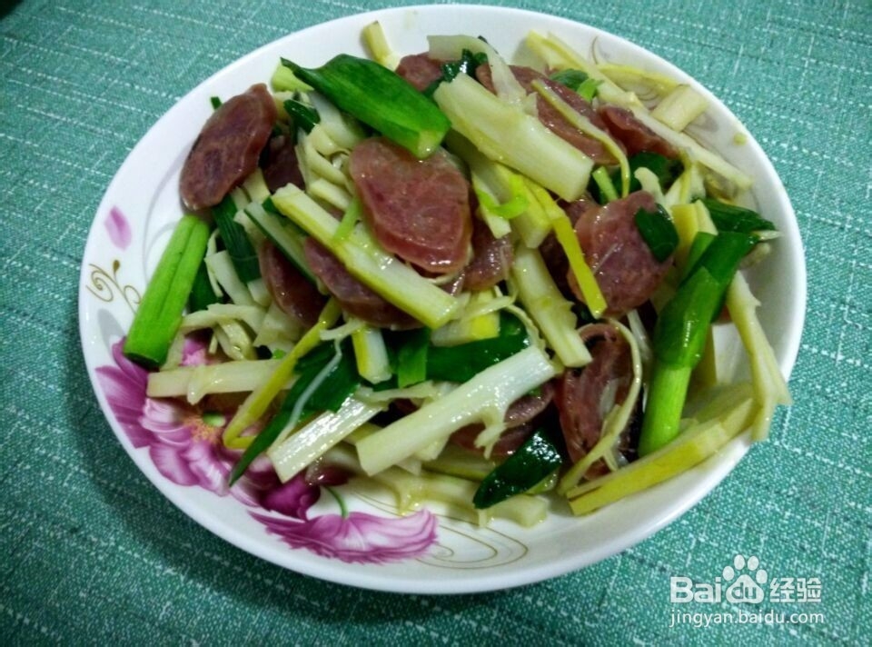 如何做香肠炒竹笋