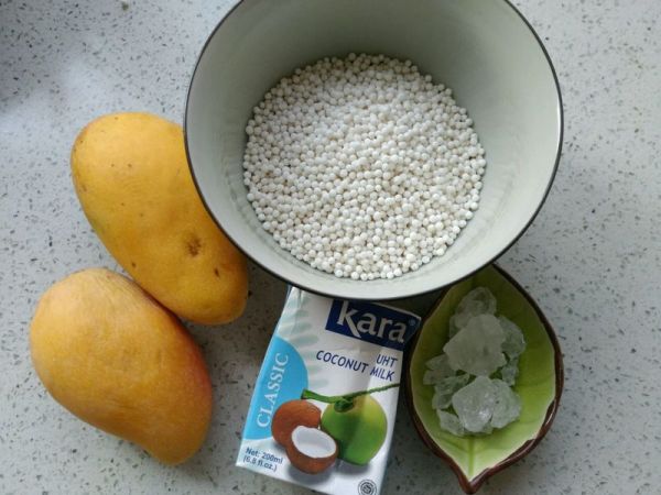 芒果椰奶西米露