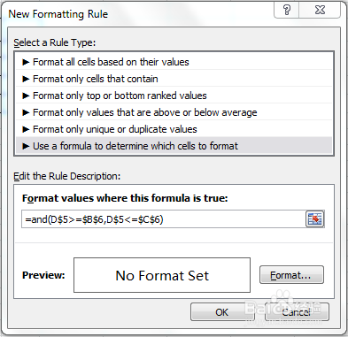 利用条件格式制作动态甘特图