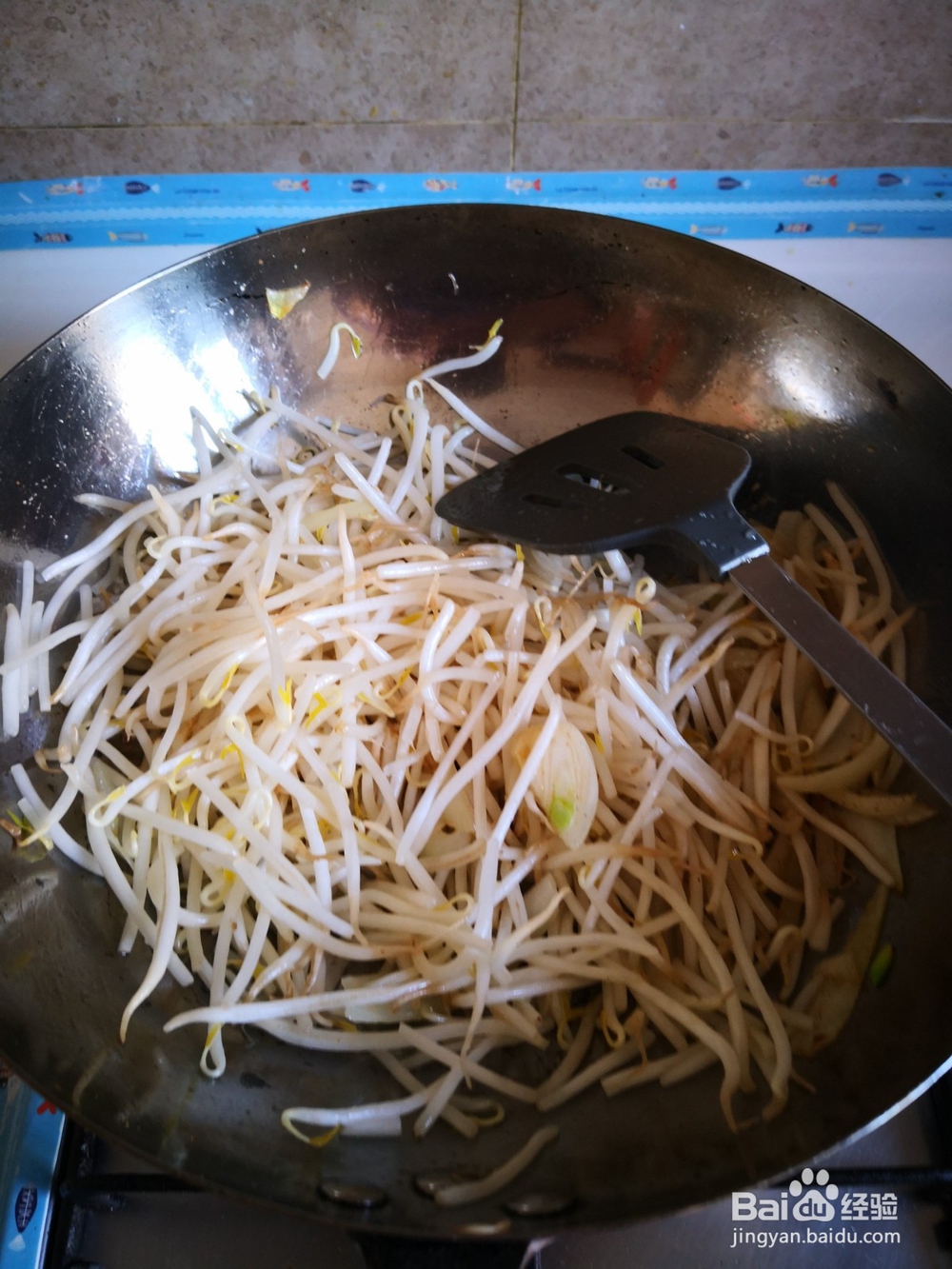 豆芽炒木耳的制作方法