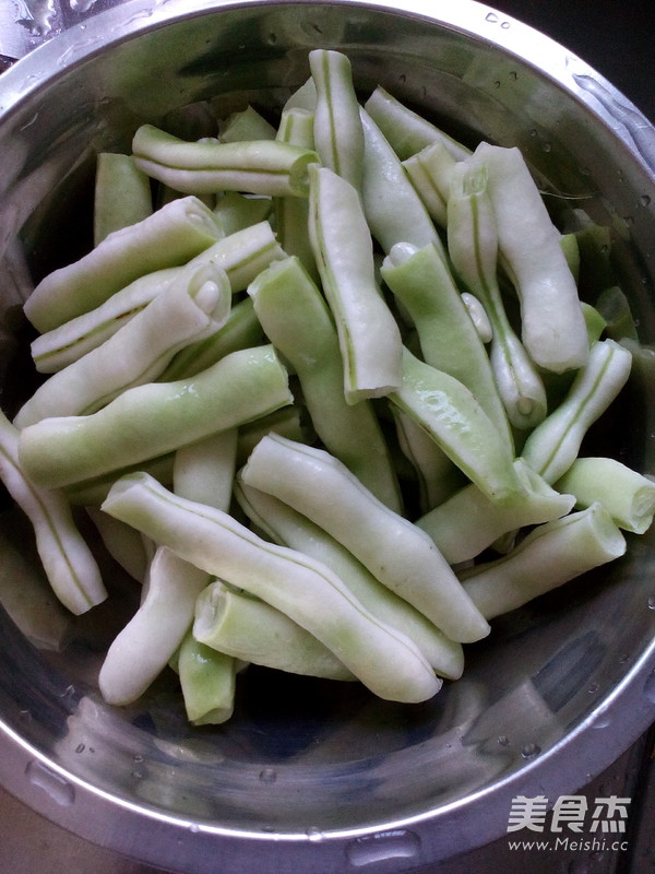 豆角焖面的做法
