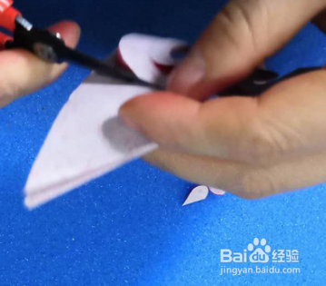 五角星剪纸的制作