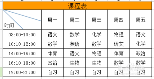 WPS表格如何制作多斜线表头
