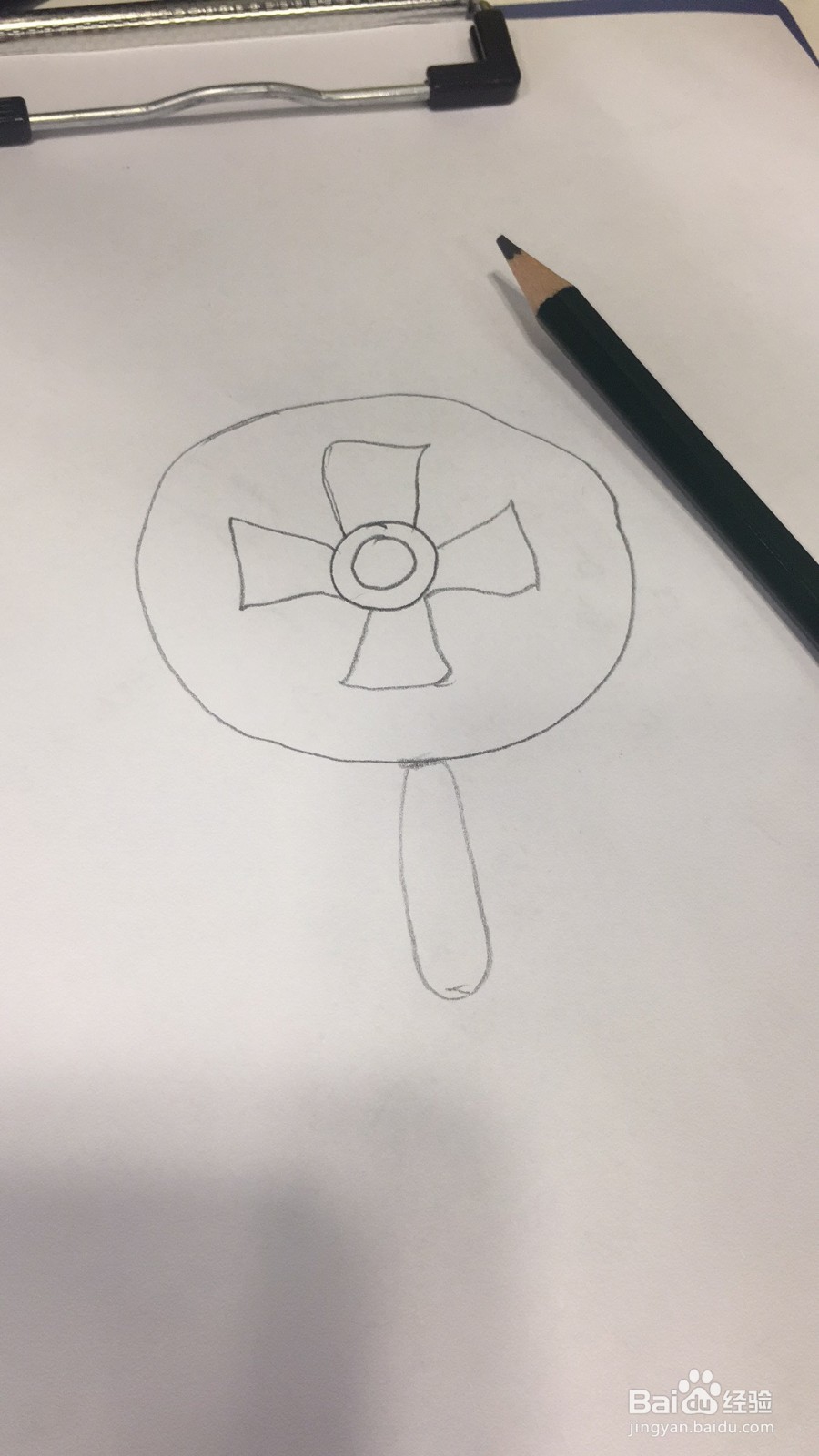 简笔画台式电风扇的画法