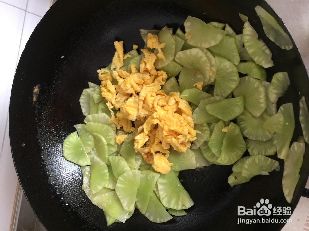 莴苣鸡蛋的做法